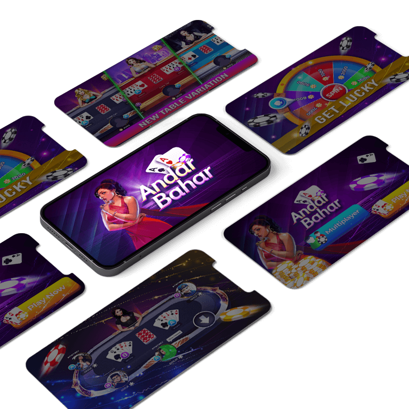 andar bahar game mockup