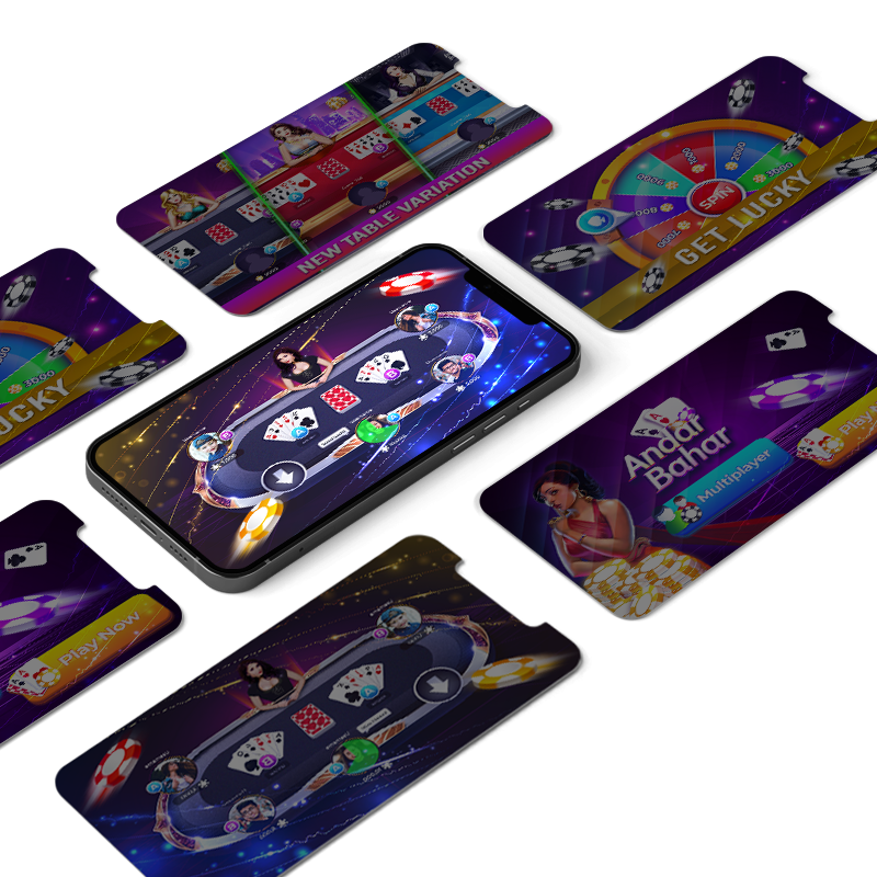 andar bahar game mockup